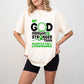 My God Is Stronger - Leukemia Unisex Crewneck T-Shirt Sweatshirt Hoodie