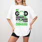 My God Is Stronger - Leukemia Unisex Crewneck T-Shirt Sweatshirt Hoodie