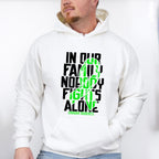 Nobody Fights Alone - Lymphoma Unisex Crewneck T-Shirt Sweatshirt Hoodie