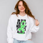Nobody Fights Alone - Lymphoma Unisex Crewneck T-Shirt Sweatshirt Hoodie