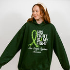 His Fight Is My Fight Lymphoma - Lymphoma Unisex Crewneck T-Shirt Sweatshirt Hoodie