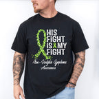 His Fight Is My Fight Lymphoma - Lymphoma Unisex Crewneck T-Shirt Sweatshirt Hoodie