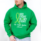 His Fight Is My Fight Lymphoma - Lymphoma Unisex Crewneck T-Shirt Sweatshirt Hoodie