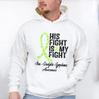 His Fight Is My Fight Lymphoma - Lymphoma Unisex Crewneck T-Shirt Sweatshirt Hoodie