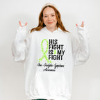 His Fight Is My Fight Lymphoma - Lymphoma Unisex Crewneck T-Shirt Sweatshirt Hoodie