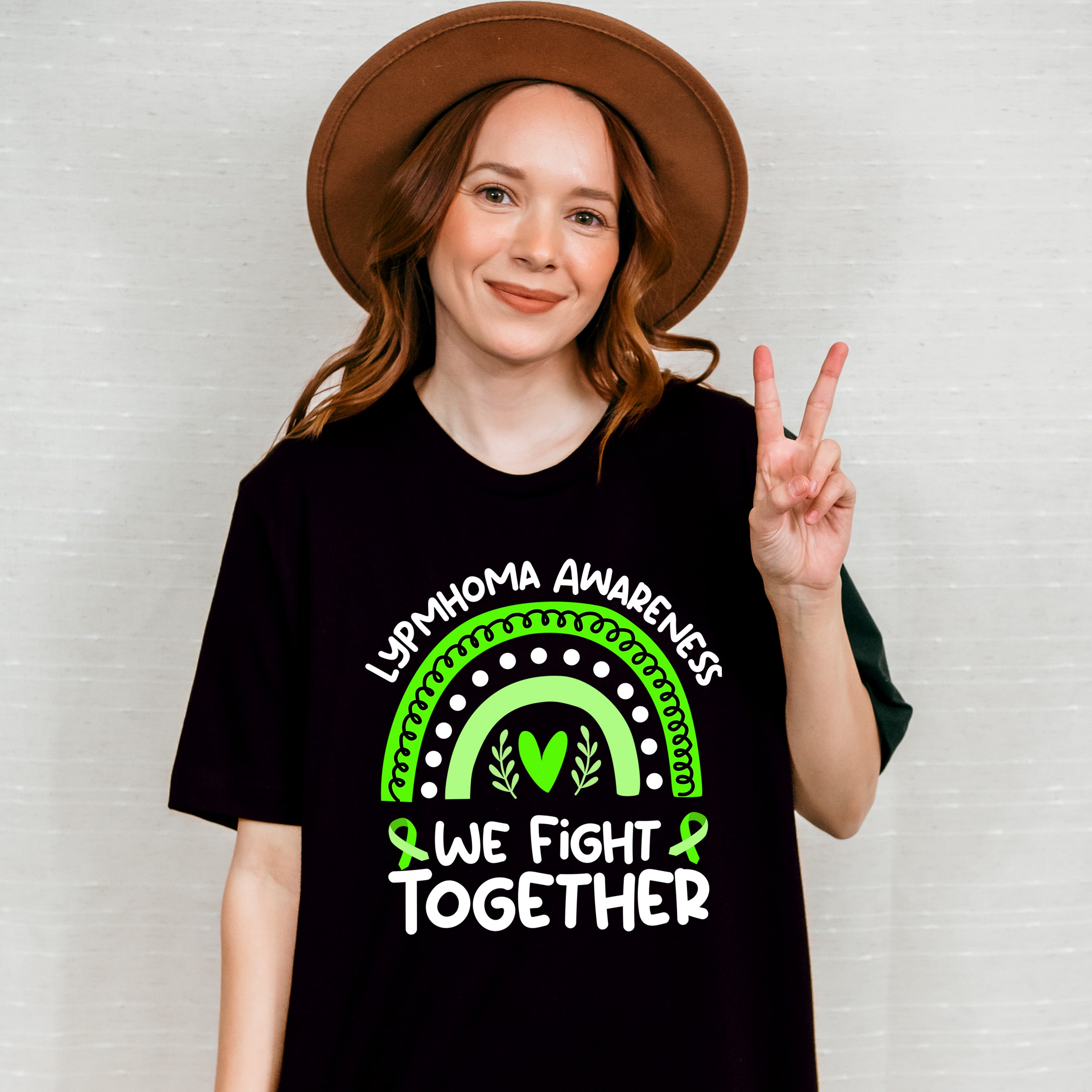 We Fight Together - Lymphoma Unisex Crewneck T-Shirt Sweatshirt Hoodie