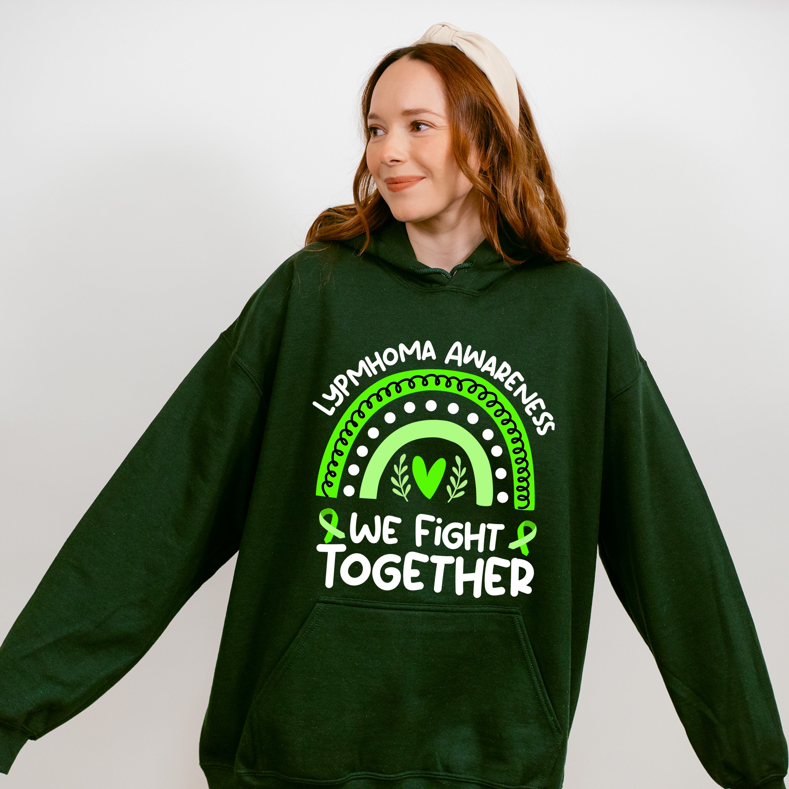 We Fight Together - Lymphoma Unisex Crewneck T-Shirt Sweatshirt Hoodie