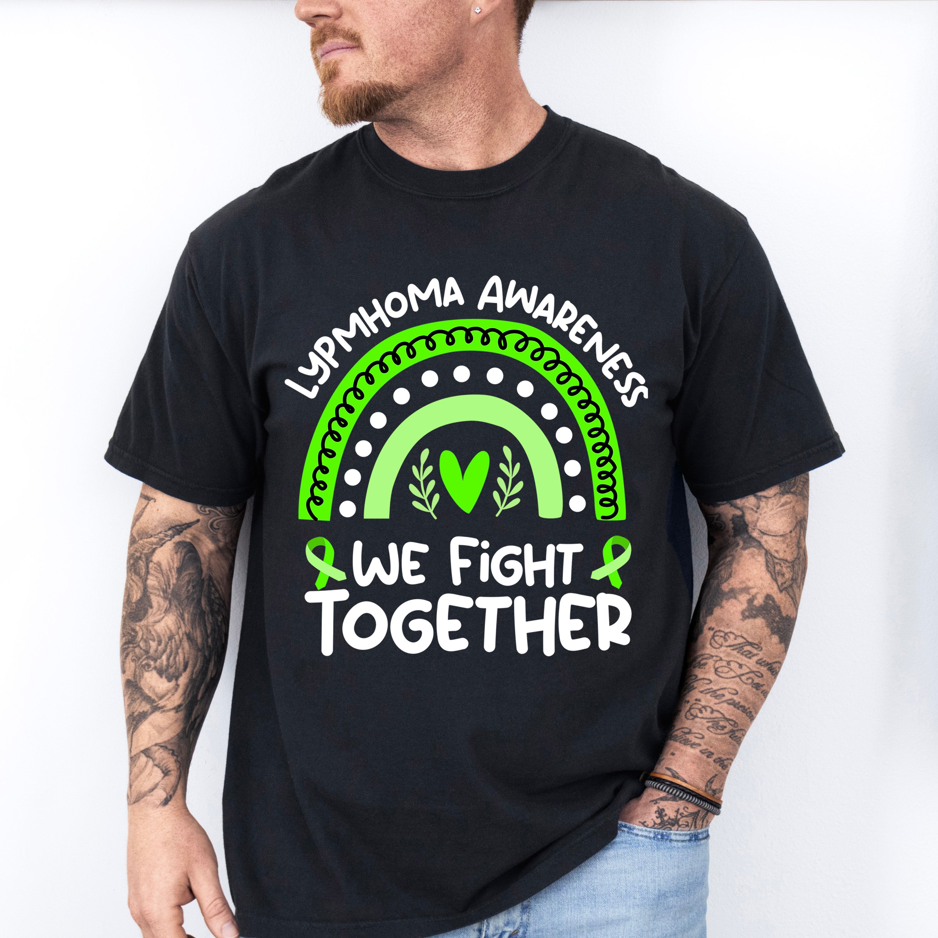 We Fight Together - Lymphoma Unisex Crewneck T-Shirt Sweatshirt Hoodie