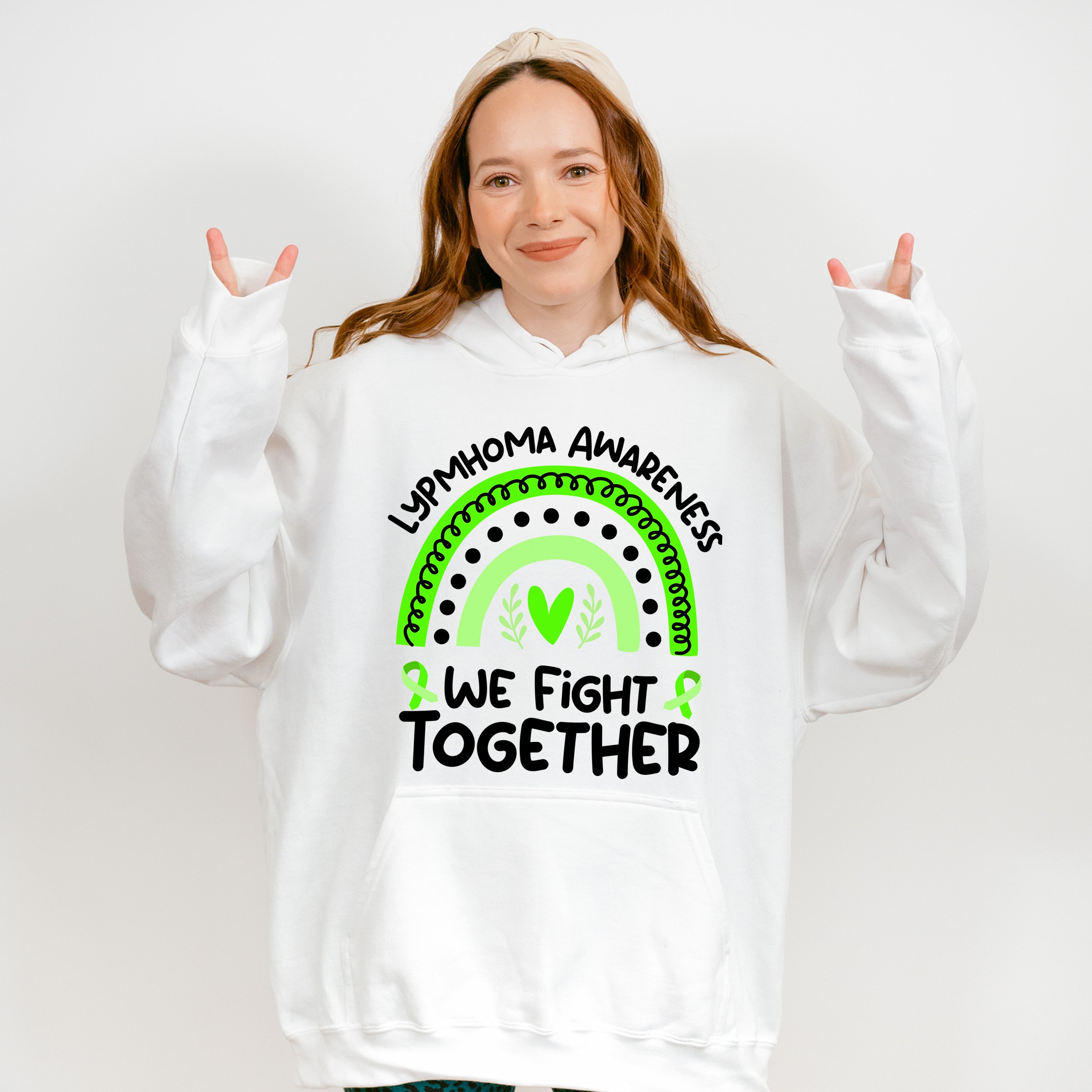 We Fight Together - Lymphoma Unisex Crewneck T-Shirt Sweatshirt Hoodie