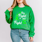Her Fight Is Our Fight - Lymphoma Unisex Crewneck T-Shirt Sweatshirt Hoodie