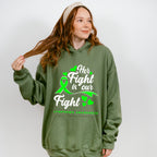 Her Fight Is Our Fight - Lymphoma Unisex Crewneck T-Shirt Sweatshirt Hoodie