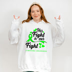 Her Fight Is Our Fight - Lymphoma Unisex Crewneck T-Shirt Sweatshirt Hoodie