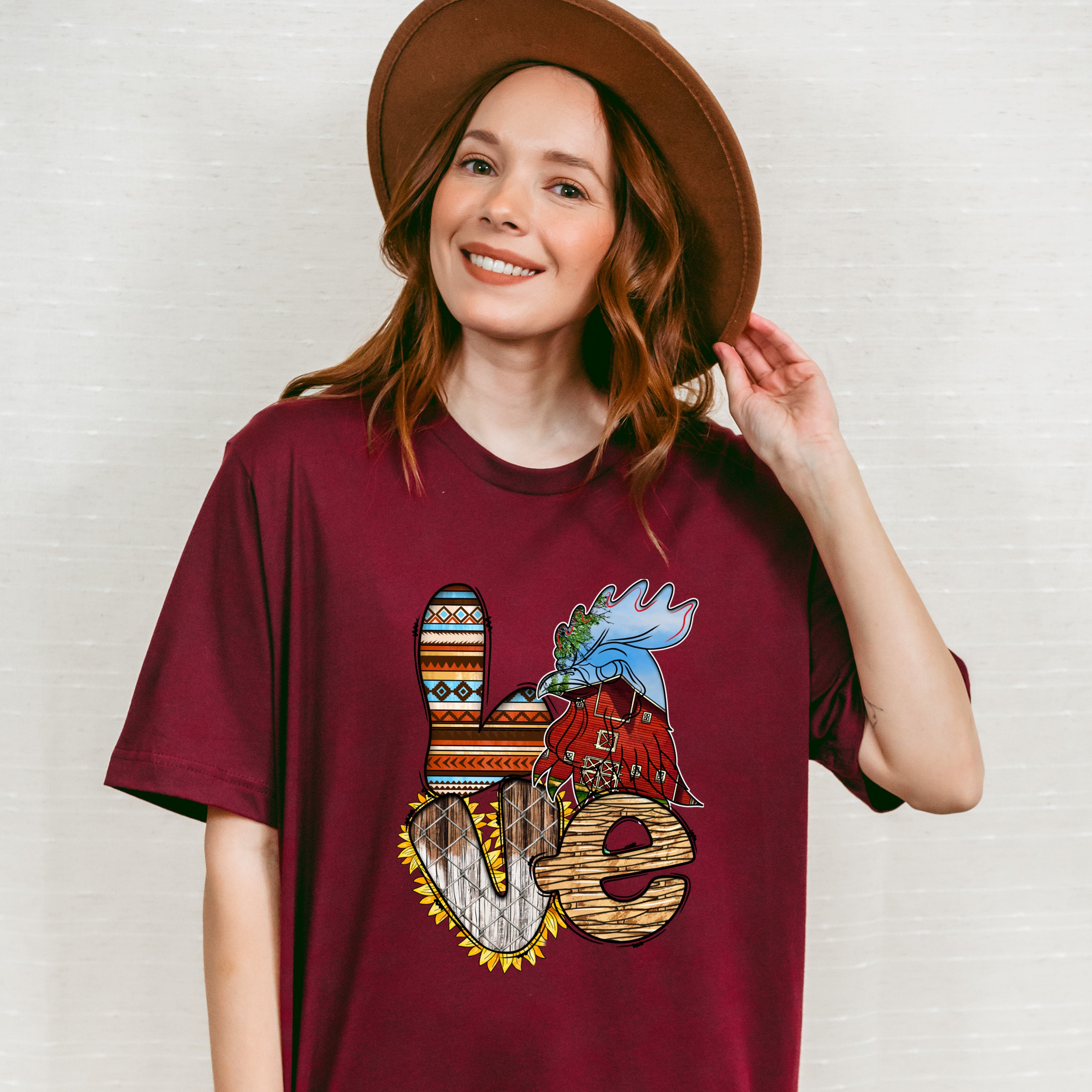 Love Design - Farmer Unisex Crewneck T-Shirt Sweatshirt Hoodie