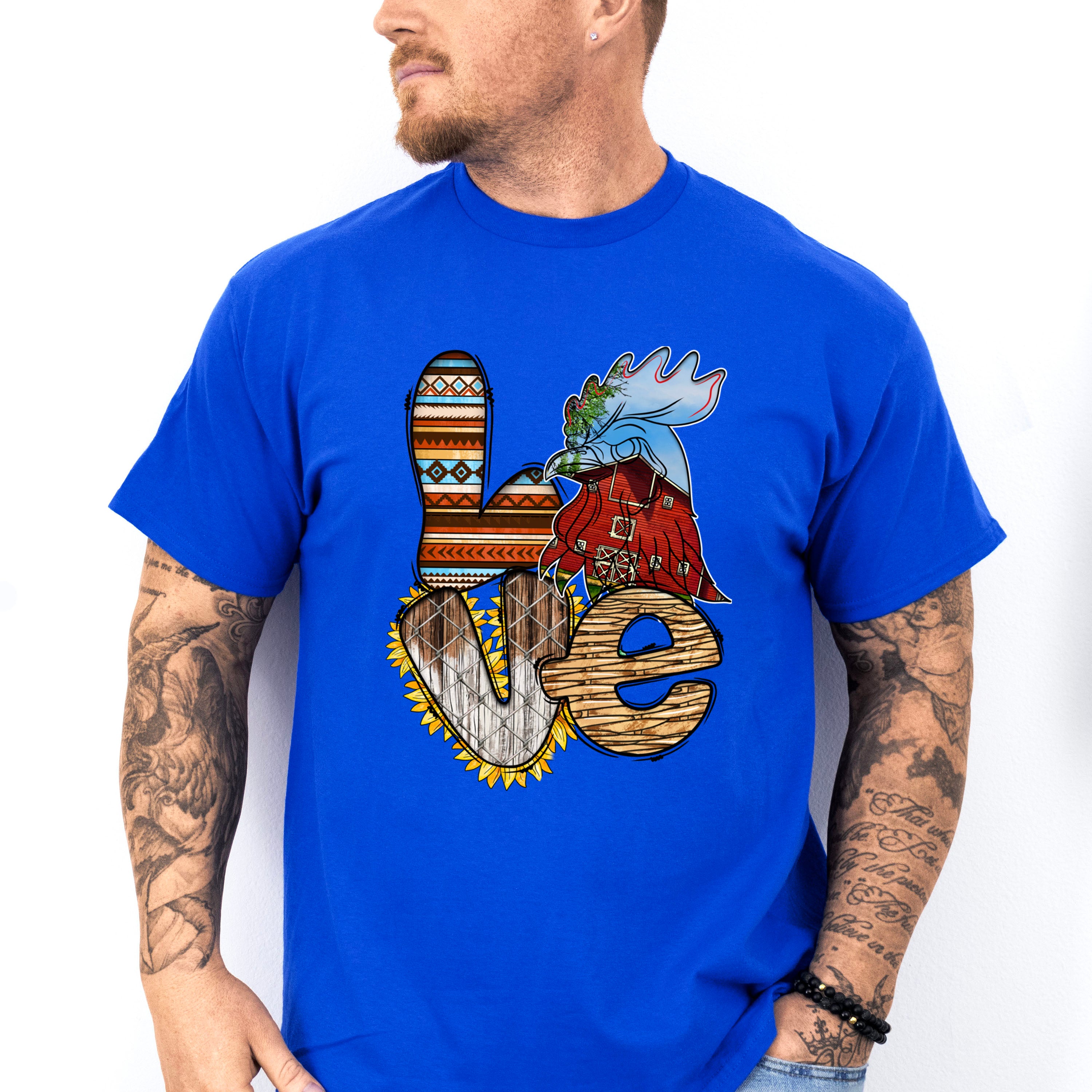 Love Design - Farmer Unisex Crewneck T-Shirt Sweatshirt Hoodie