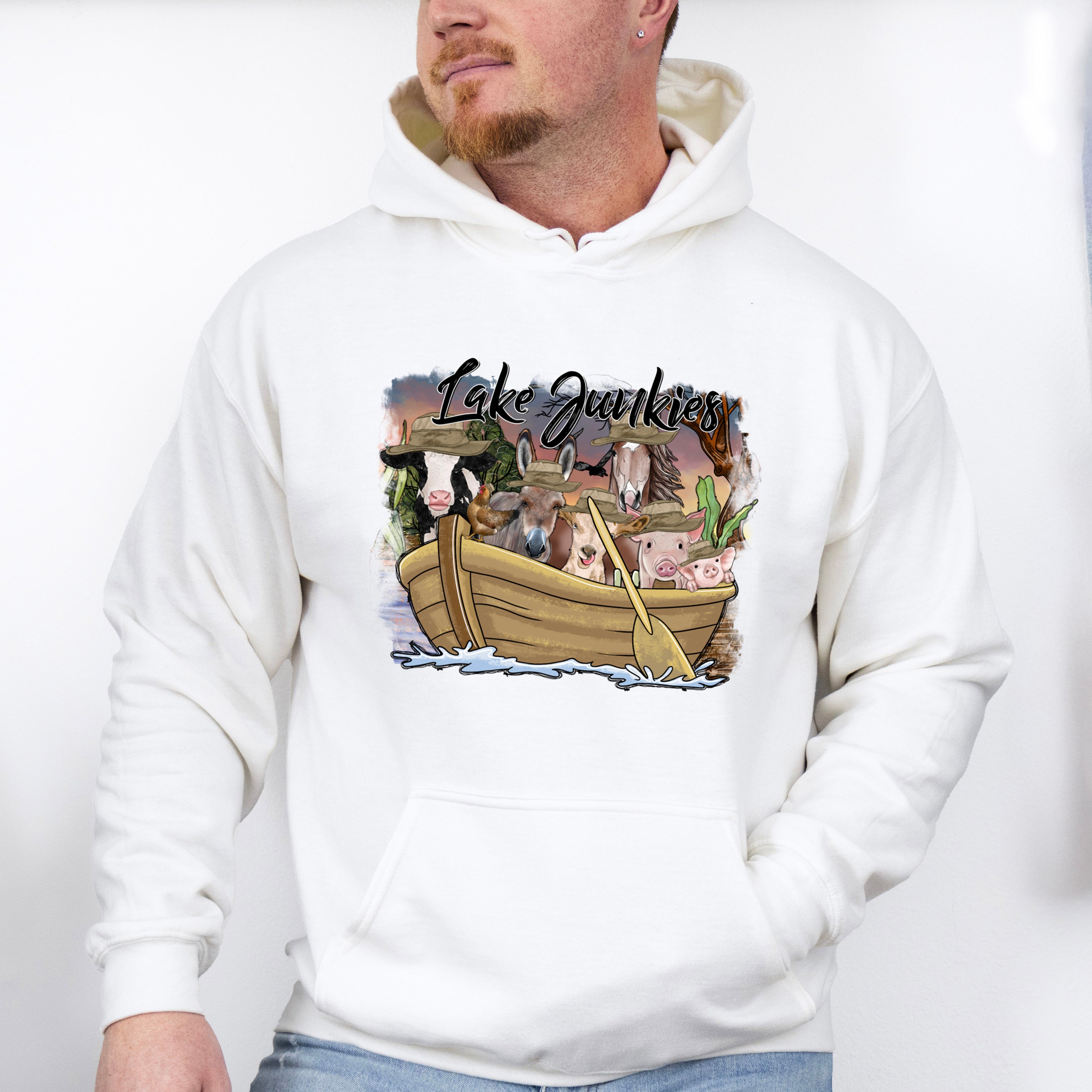 Lake Junkies Design - Farmer Unisex Crewneck T-Shirt Sweatshirt Hoodie