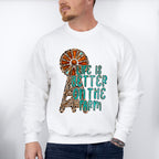 Life is Better On The Farm Design - Farmer Unisex Crewneck T-Shirt Sweatshirt Hoodie