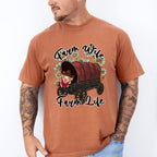 Farm Wife Farm Life Design - Farmer Unisex Crewneck T-Shirt Sweatshirt Hoodie