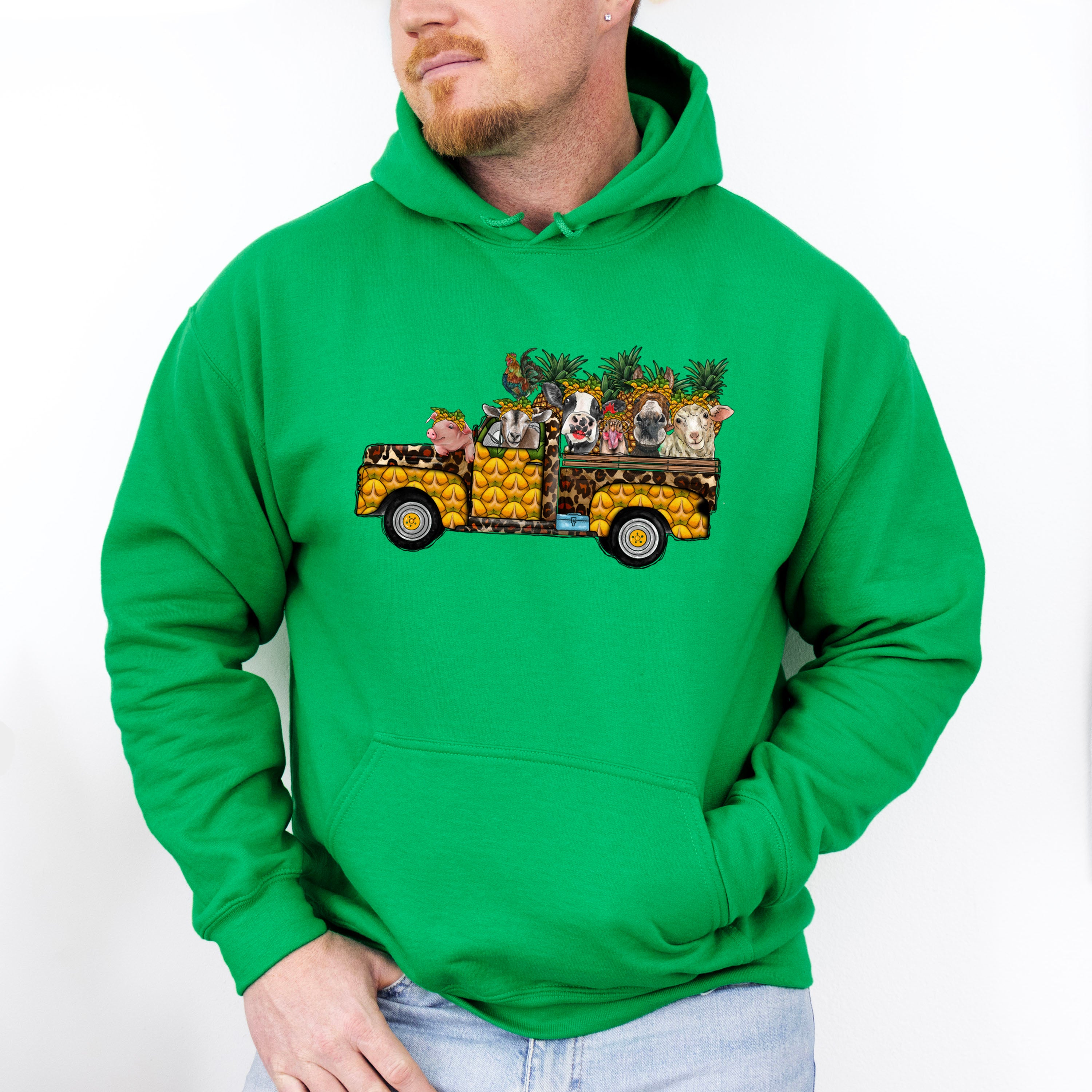 Farmer Truck Design - Farmer Unisex Crewneck T-Shirt Sweatshirt Hoodie