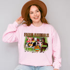 Farm Animal Sounds Design - Farmer Unisex Crewneck T-Shirt Sweatshirt Hoodie
