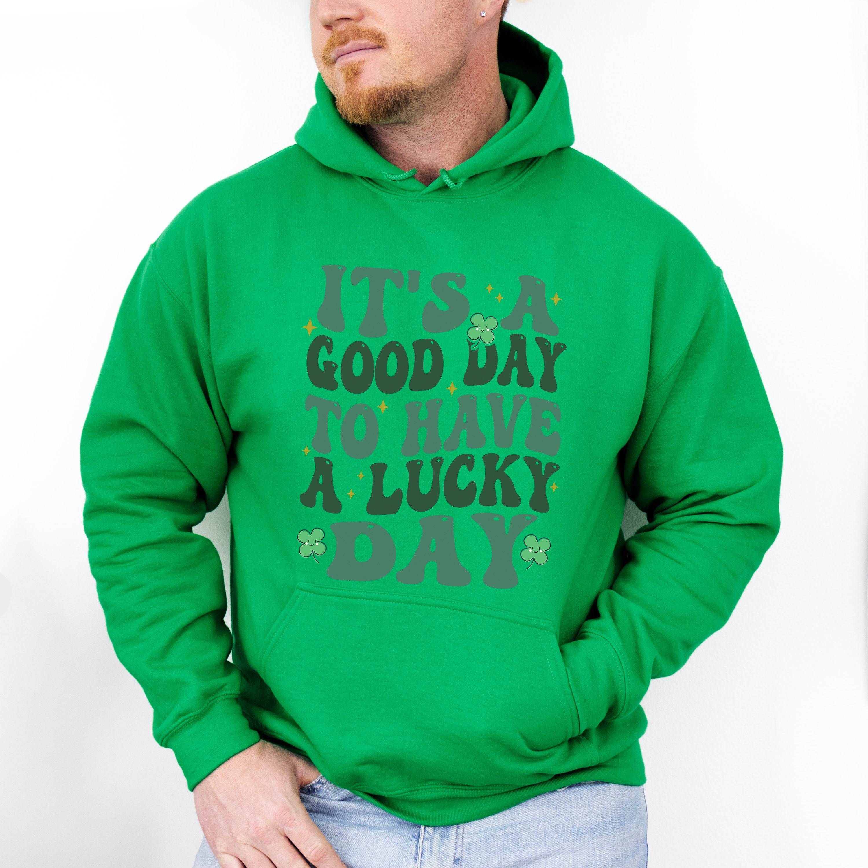 It's a Good Day To Have a Lucky Day - St. Patrick's Day Theme Unisex Crewneck T-Shirt Sweatshirt Hoodie