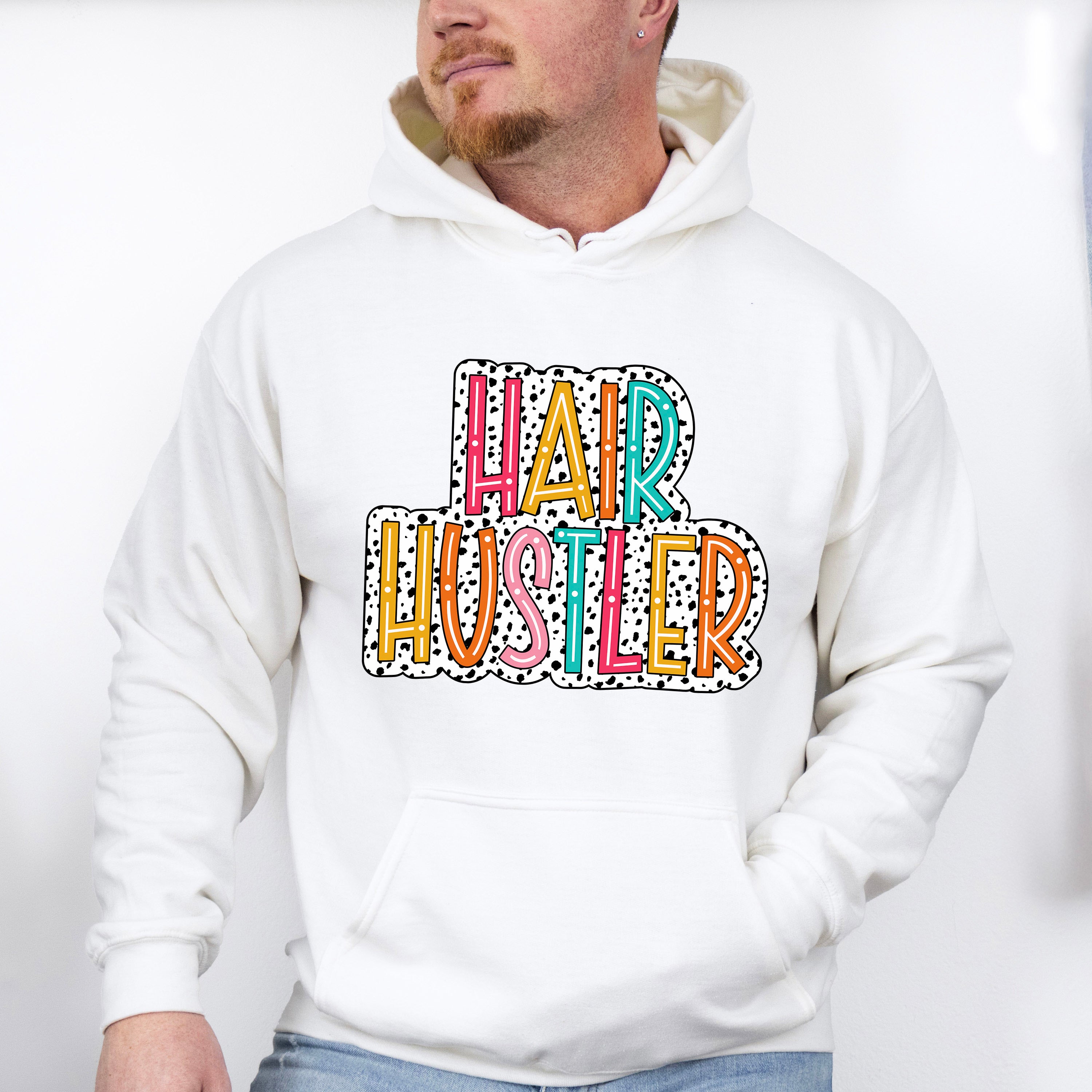 Hair Hustler Design - Hair Stylist Unisex Crewneck T-Shirt Sweatshirt Hoodie