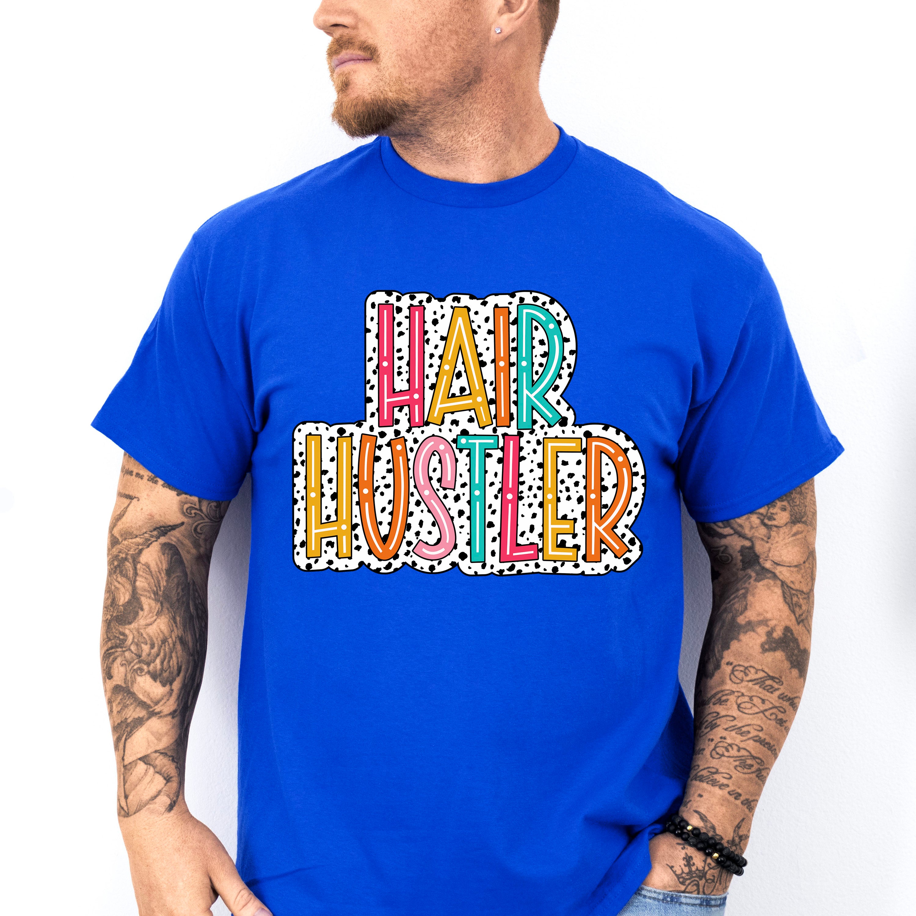 Hair Hustler Design - Hair Stylist Unisex Crewneck T-Shirt Sweatshirt Hoodie