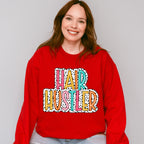 Hair Hustler Design - Hair Stylist Unisex Crewneck T-Shirt Sweatshirt Hoodie