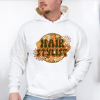 Flowers Hair Stylist Design - Hair Stylist Unisex Crewneck T-Shirt Sweatshirt Hoodie