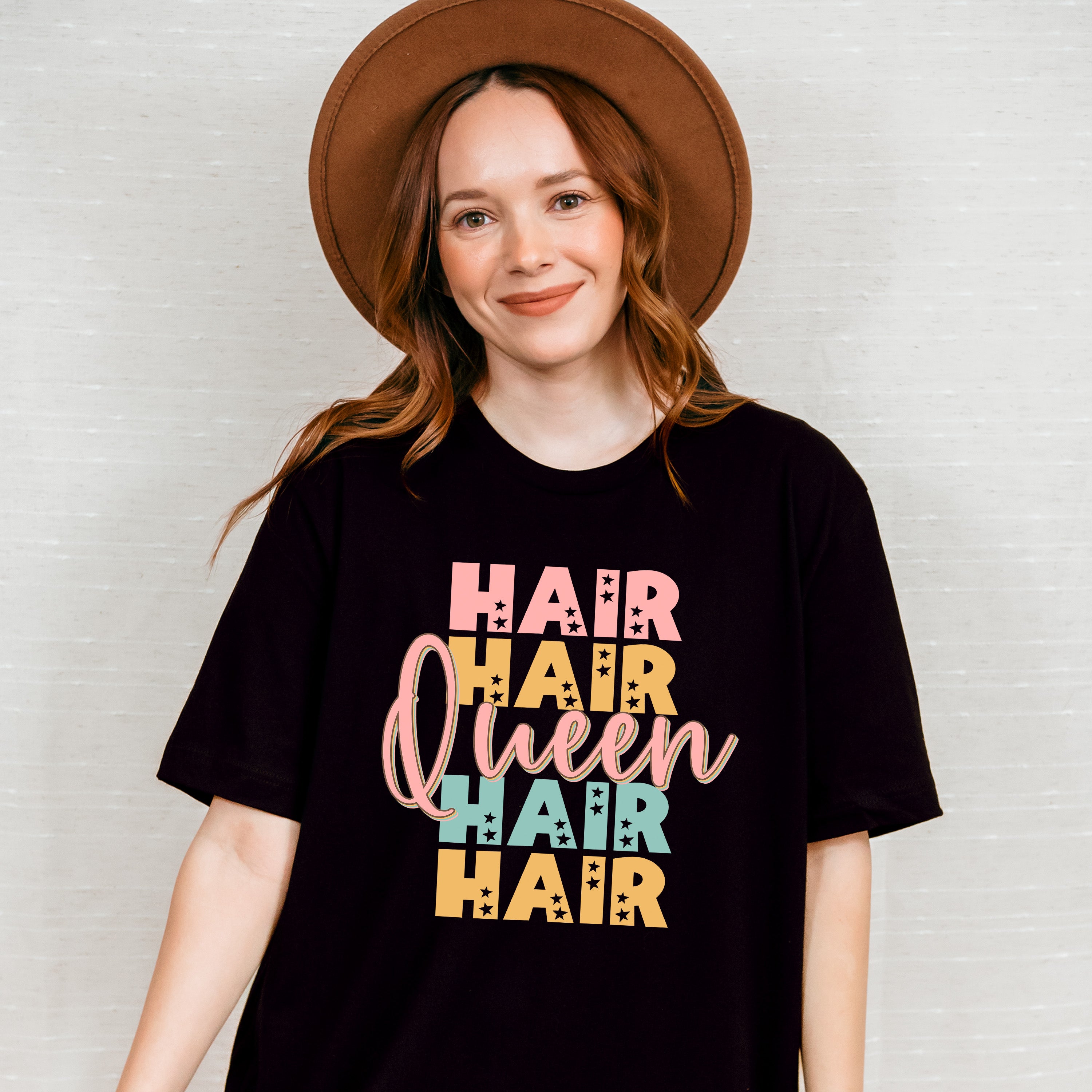 Hair Queen Design - Hair Stylist Unisex Crewneck T-Shirt Sweatshirt Hoodie