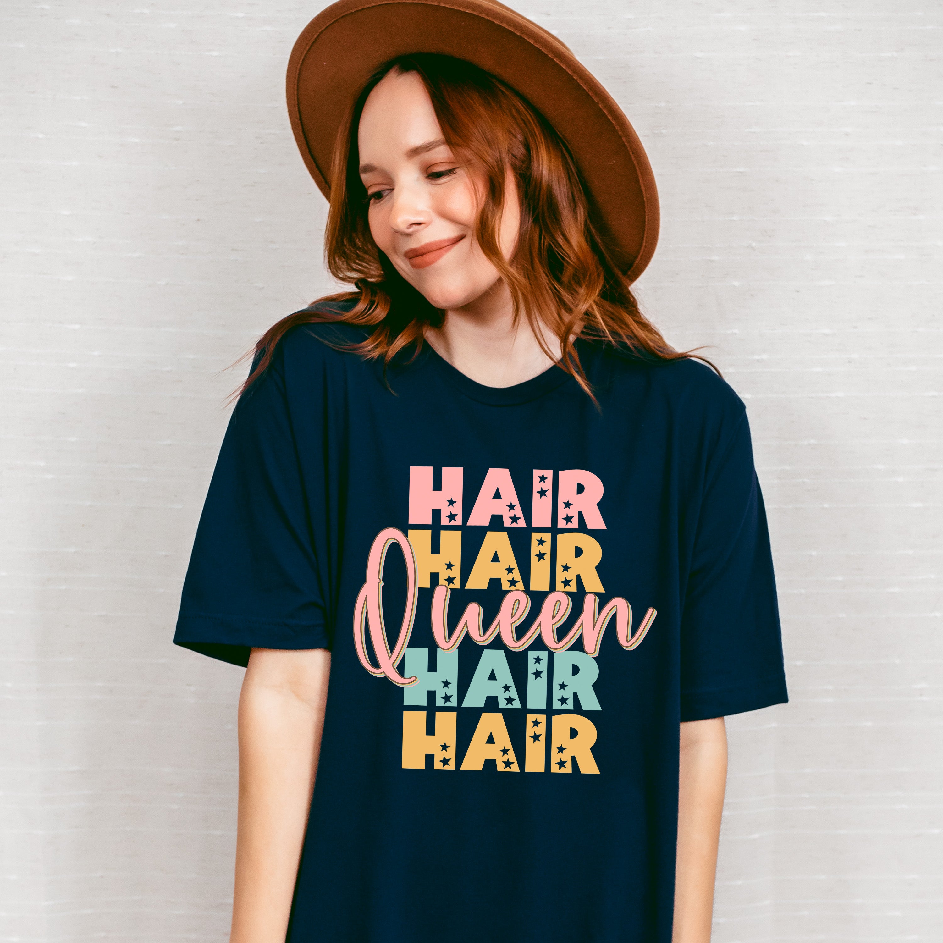 Hair Queen Design - Hair Stylist Unisex Crewneck T-Shirt Sweatshirt Hoodie