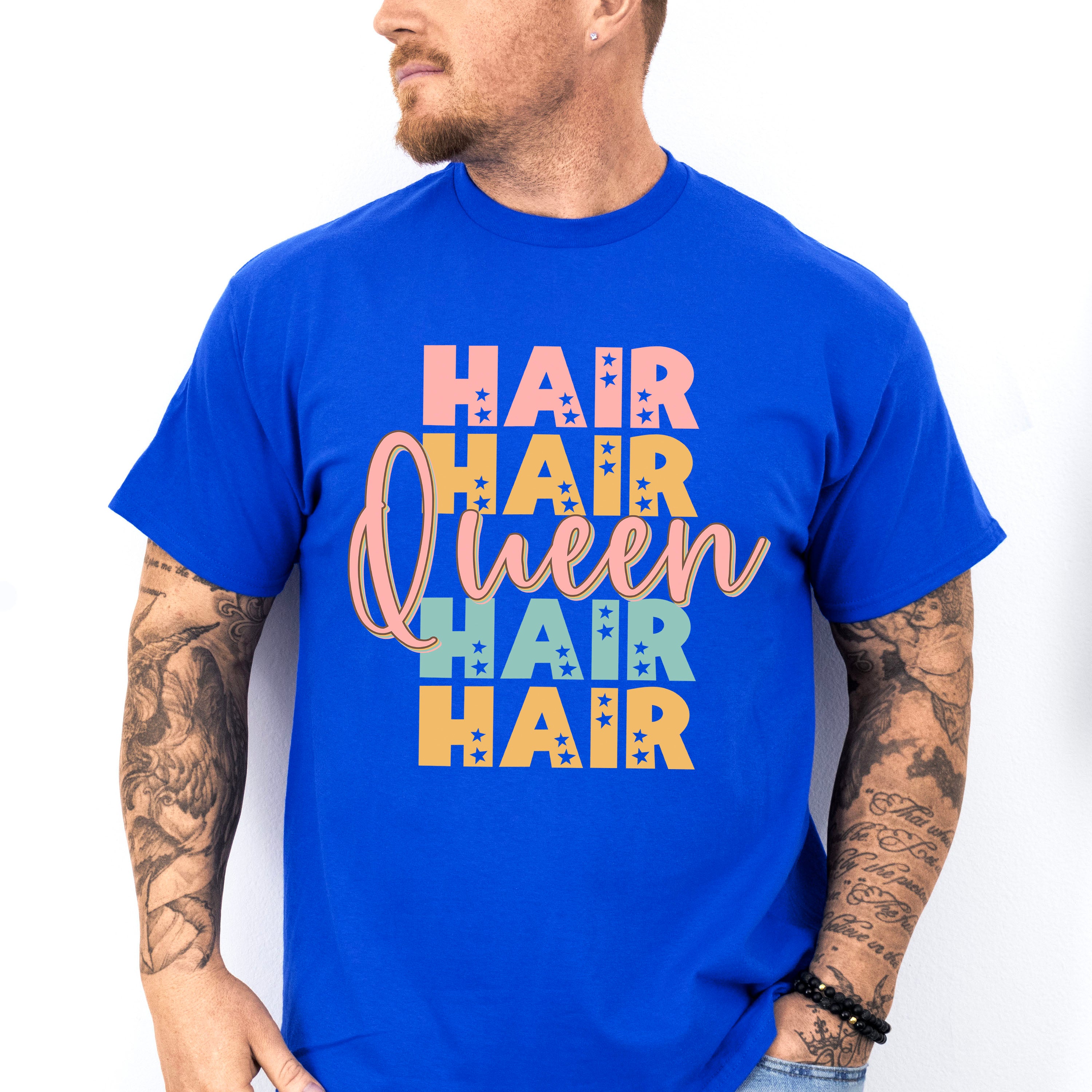 Hair Queen Design - Hair Stylist Unisex Crewneck T-Shirt Sweatshirt Hoodie