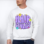Hair Stylist Smile Face Design - Hair Stylist Unisex Crewneck T-Shirt Sweatshirt Hoodie