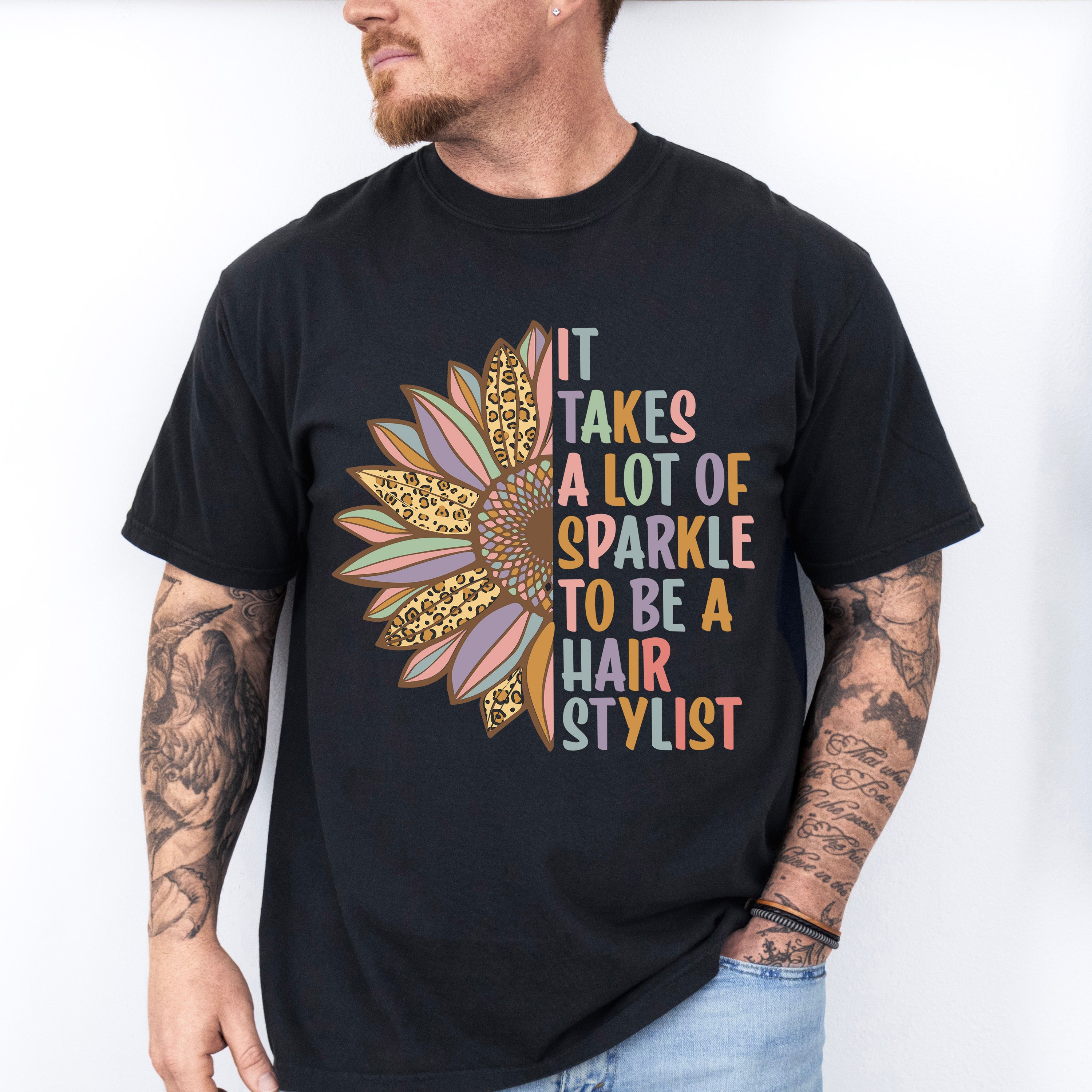 It Takes a Lot of Sparkle To be a Hair Stylist Design - Hair Stylist Unisex Crewneck T-Shirt Sweatshirt Hoodie