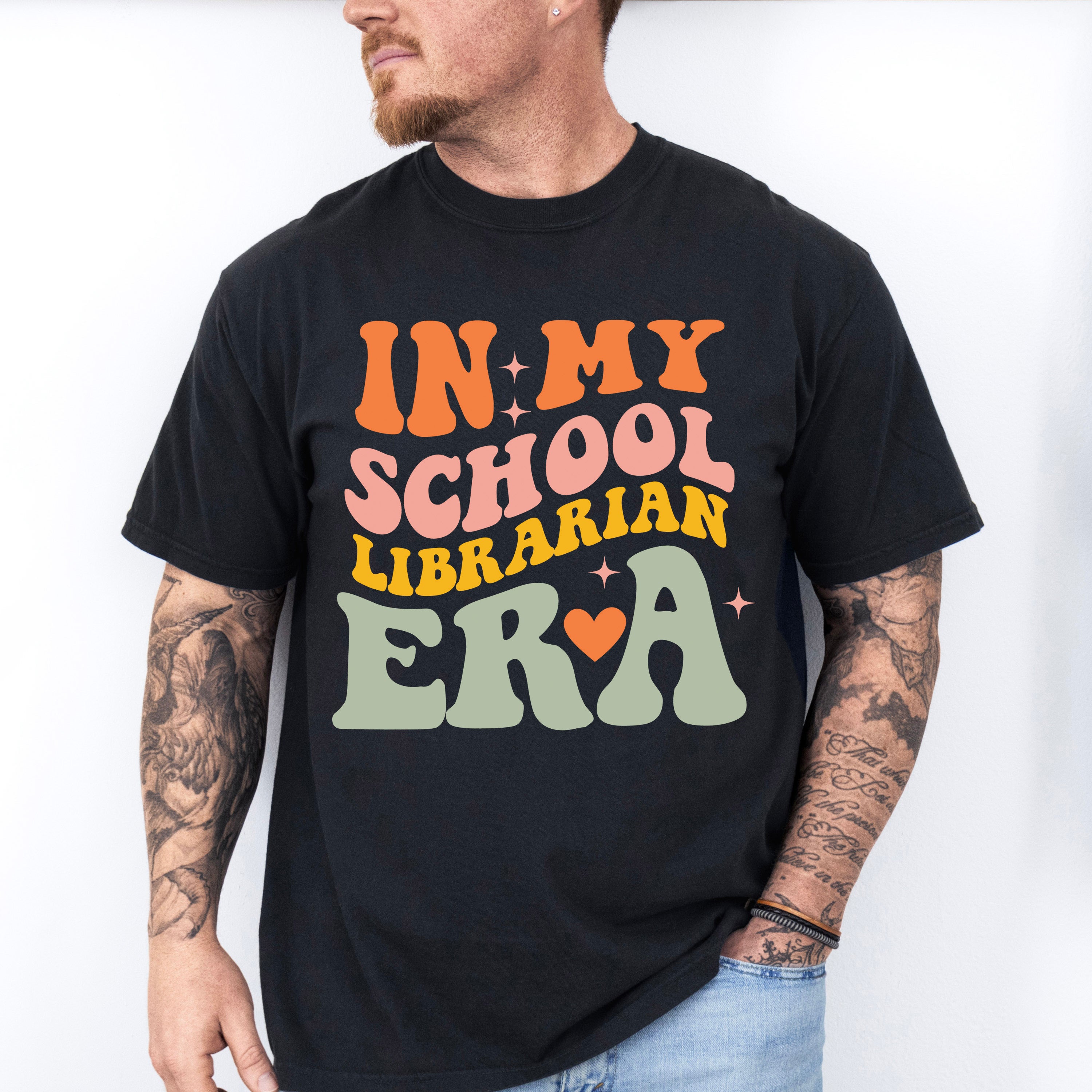 In My School Librarian Era Design - Librarian Unisex Crewneck T-Shirt Sweatshirt Hoodie