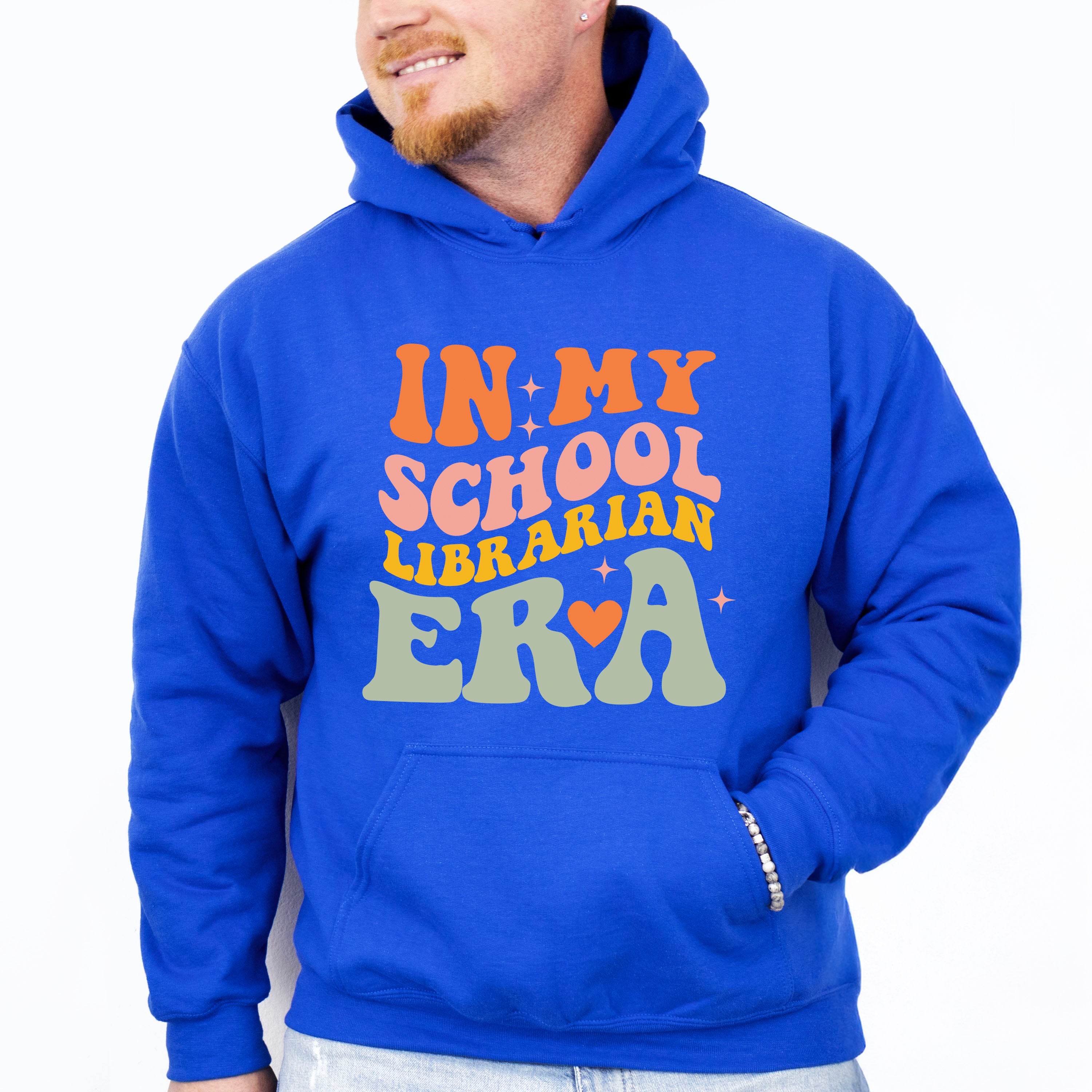 In My School Librarian Era Design - Librarian Unisex Crewneck T-Shirt Sweatshirt Hoodie