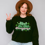 Here For The Shenanigans - St. Patrick's Day Theme Unisex Crewneck T-Shirt Sweatshirt Hoodie