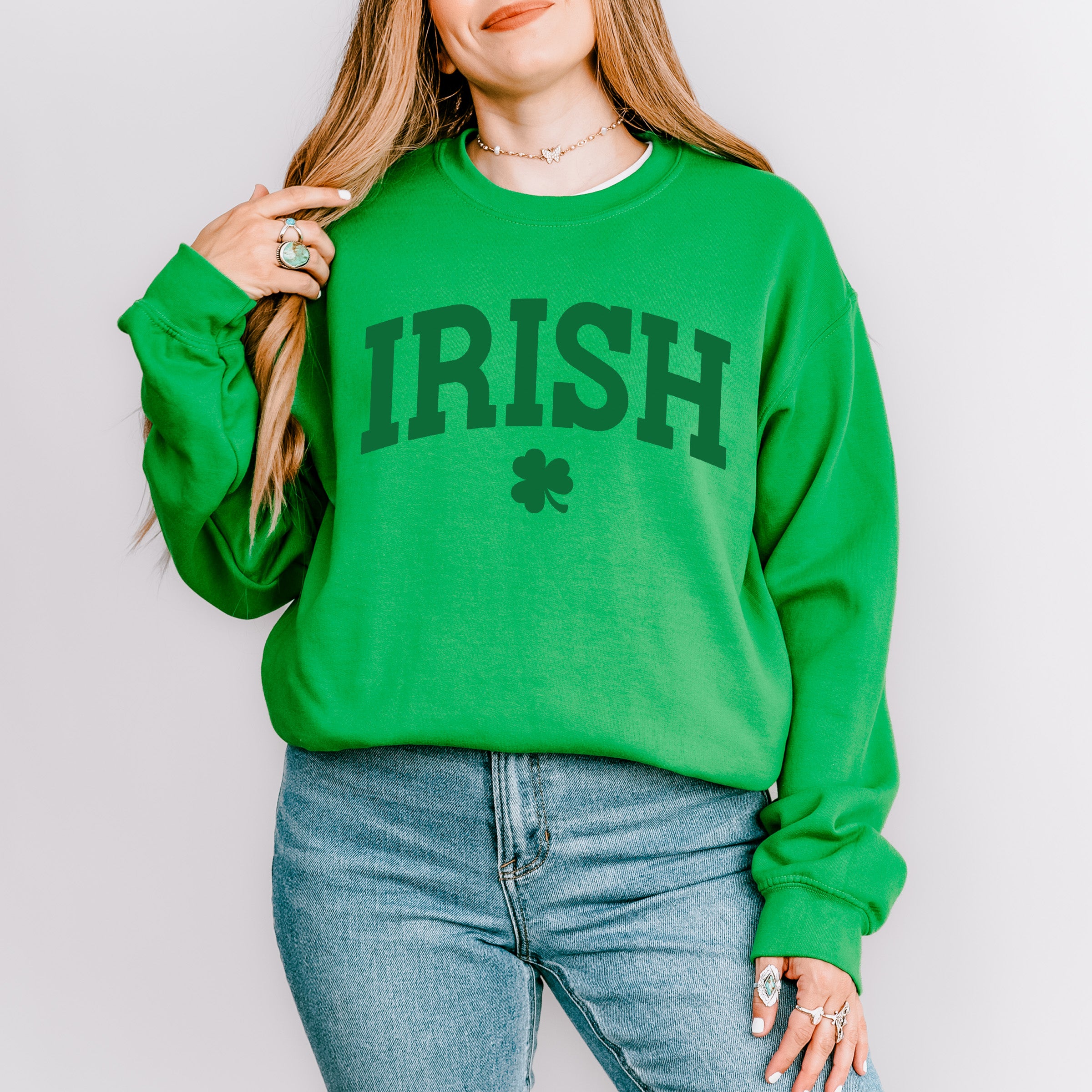 IRISH - St. Patrick's Day Theme Unisex Crewneck T-Shirt Sweatshirt Hoodie