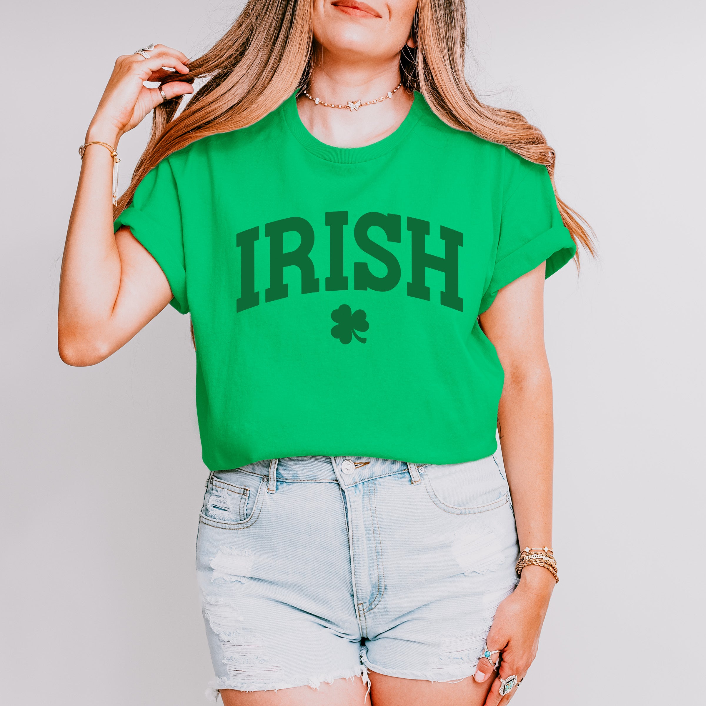 IRISH - St. Patrick's Day Theme Unisex Crewneck T-Shirt Sweatshirt Hoodie