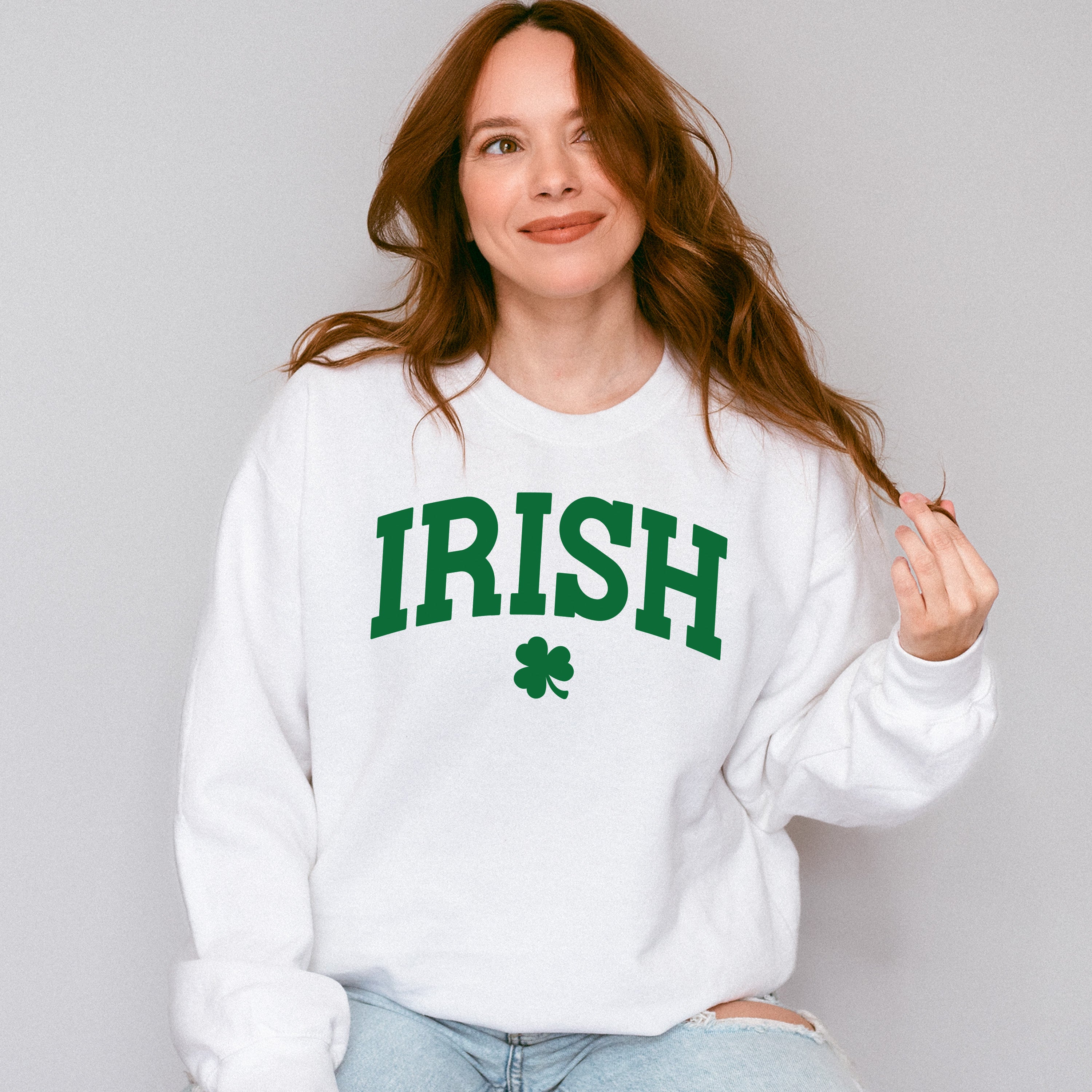 IRISH - St. Patrick's Day Theme Unisex Crewneck T-Shirt Sweatshirt Hoodie
