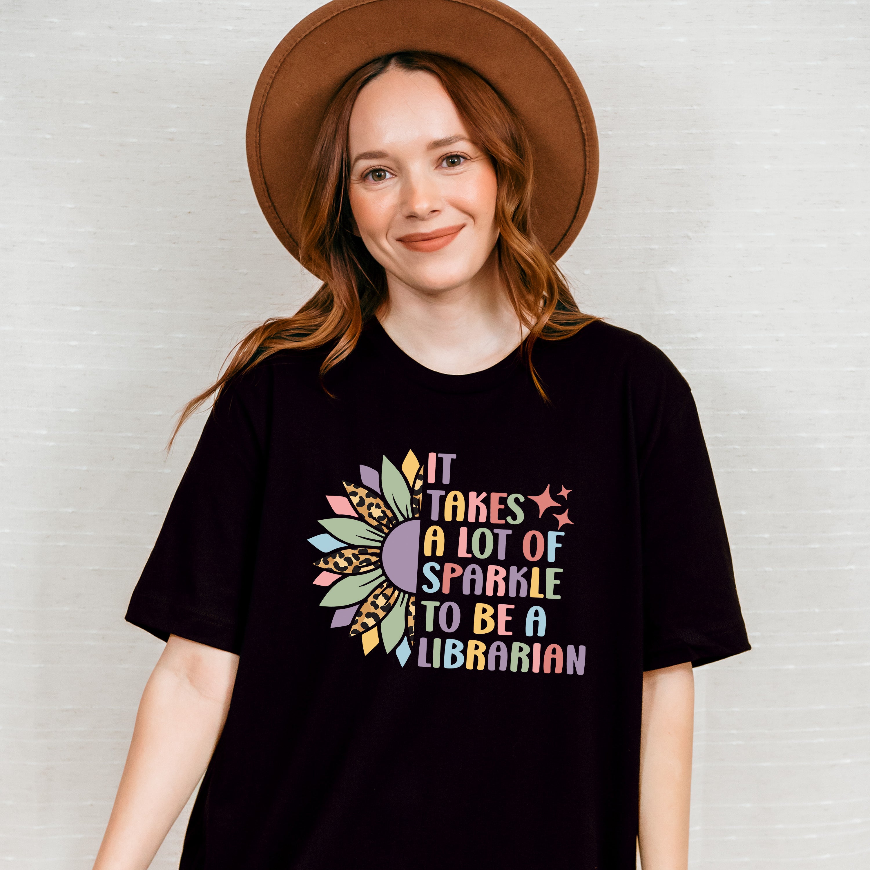 It Takes A Lot of Sparkle To Be A  Librarian Design - Librarian Unisex Crewneck T-Shirt Sweatshirt Hoodie