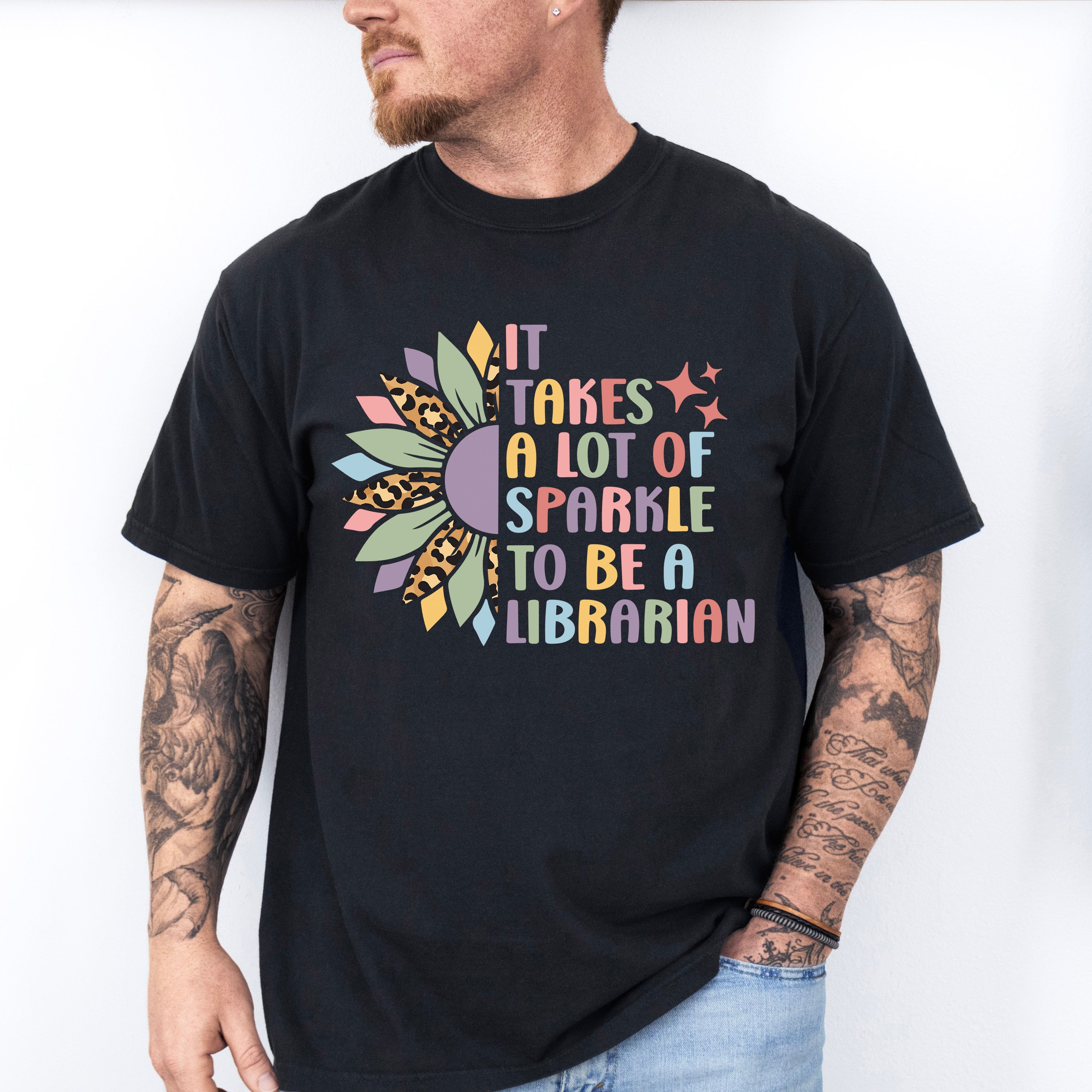 It Takes A Lot of Sparkle To Be A  Librarian Design - Librarian Unisex Crewneck T-Shirt Sweatshirt Hoodie