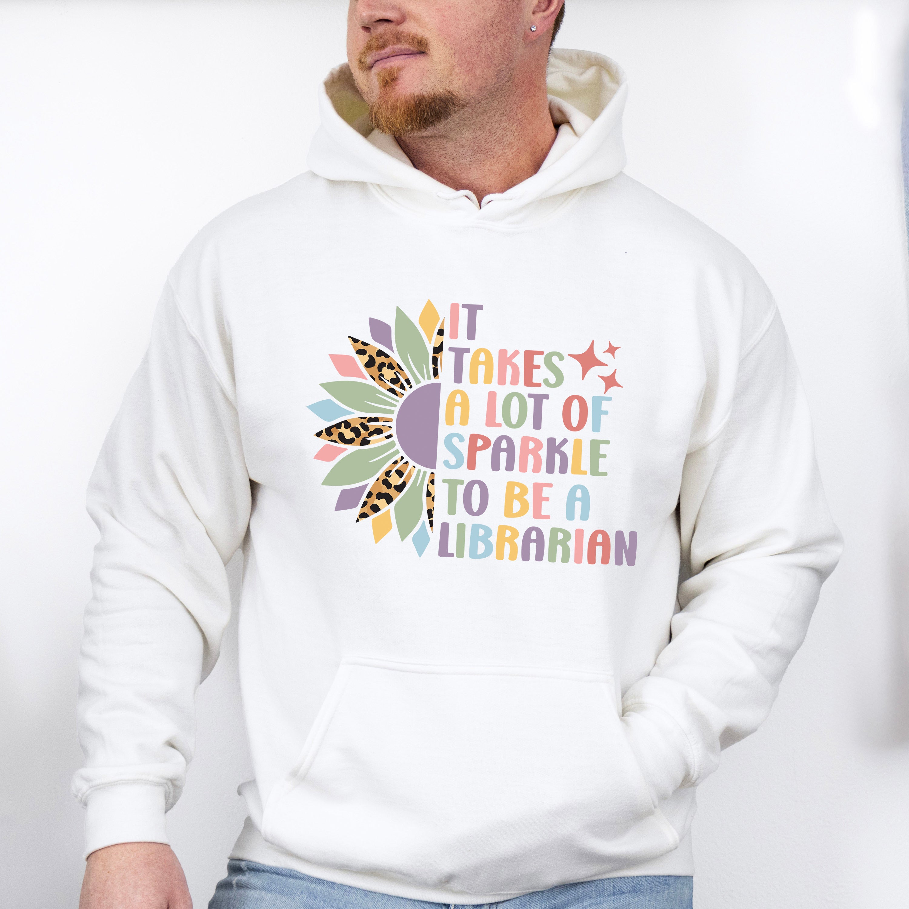 It Takes A Lot of Sparkle To Be A  Librarian Design - Librarian Unisex Crewneck T-Shirt Sweatshirt Hoodie