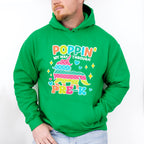 Poppin My Way Through Pre-k Design - Pre-K Unisex Crewneck T-Shirt Sweatshirt Hoodie