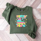 Poppin My Way Through Pre-k Design - Pre-K Unisex Crewneck T-Shirt Sweatshirt Hoodie