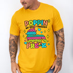 Poppin My Way Through Pre-k Design - Pre-K Unisex Crewneck T-Shirt Sweatshirt Hoodie