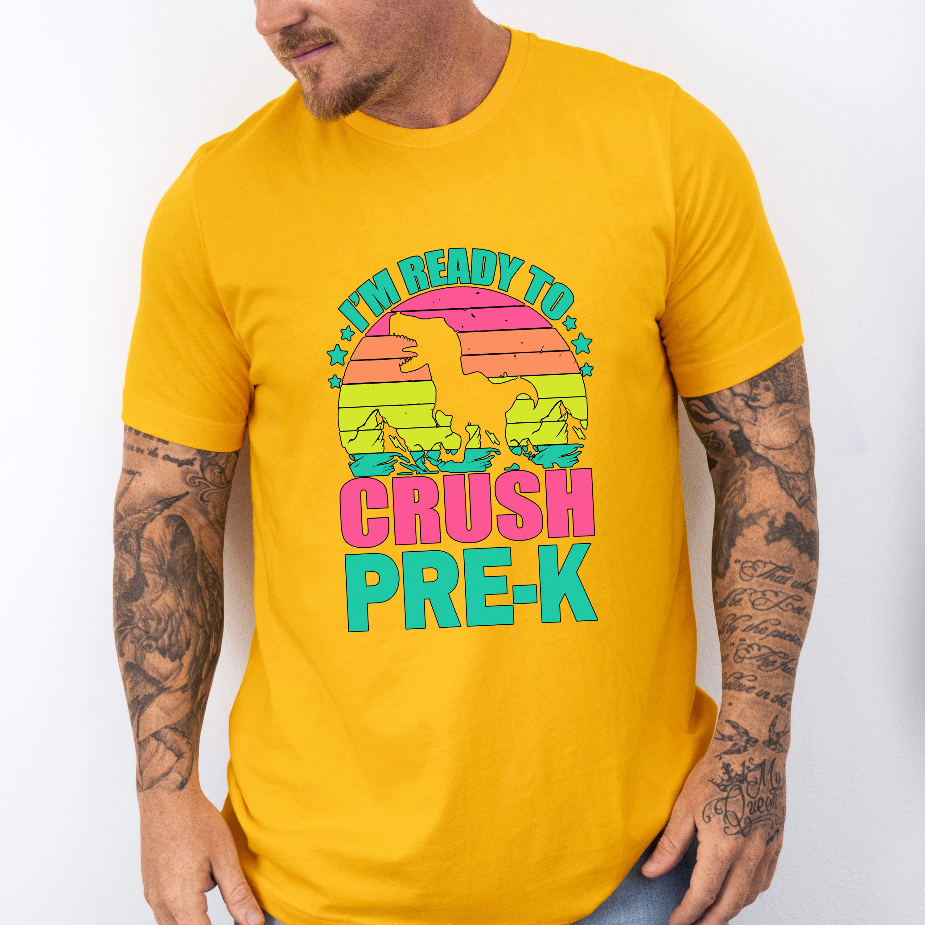 I'm Ready To Crush Pre-k Design - Pre-K Unisex Crewneck T-Shirt Sweatshirt Hoodie
