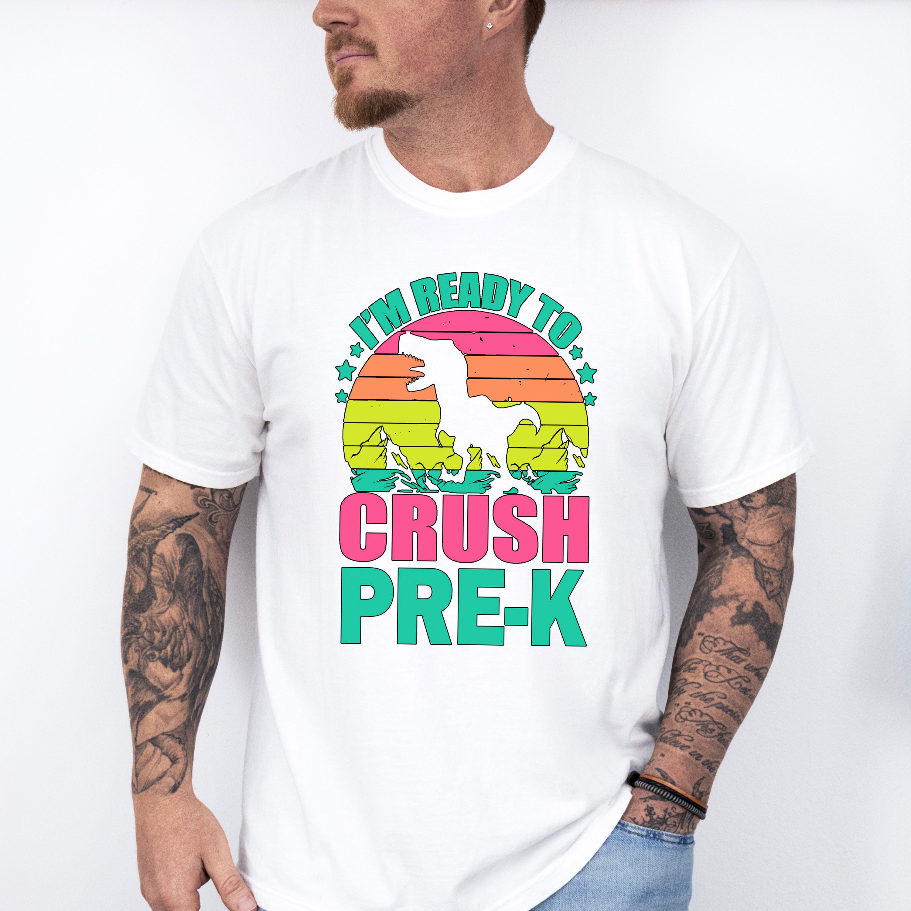I'm Ready To Crush Pre-k Design - Pre-K Unisex Crewneck T-Shirt Sweatshirt Hoodie