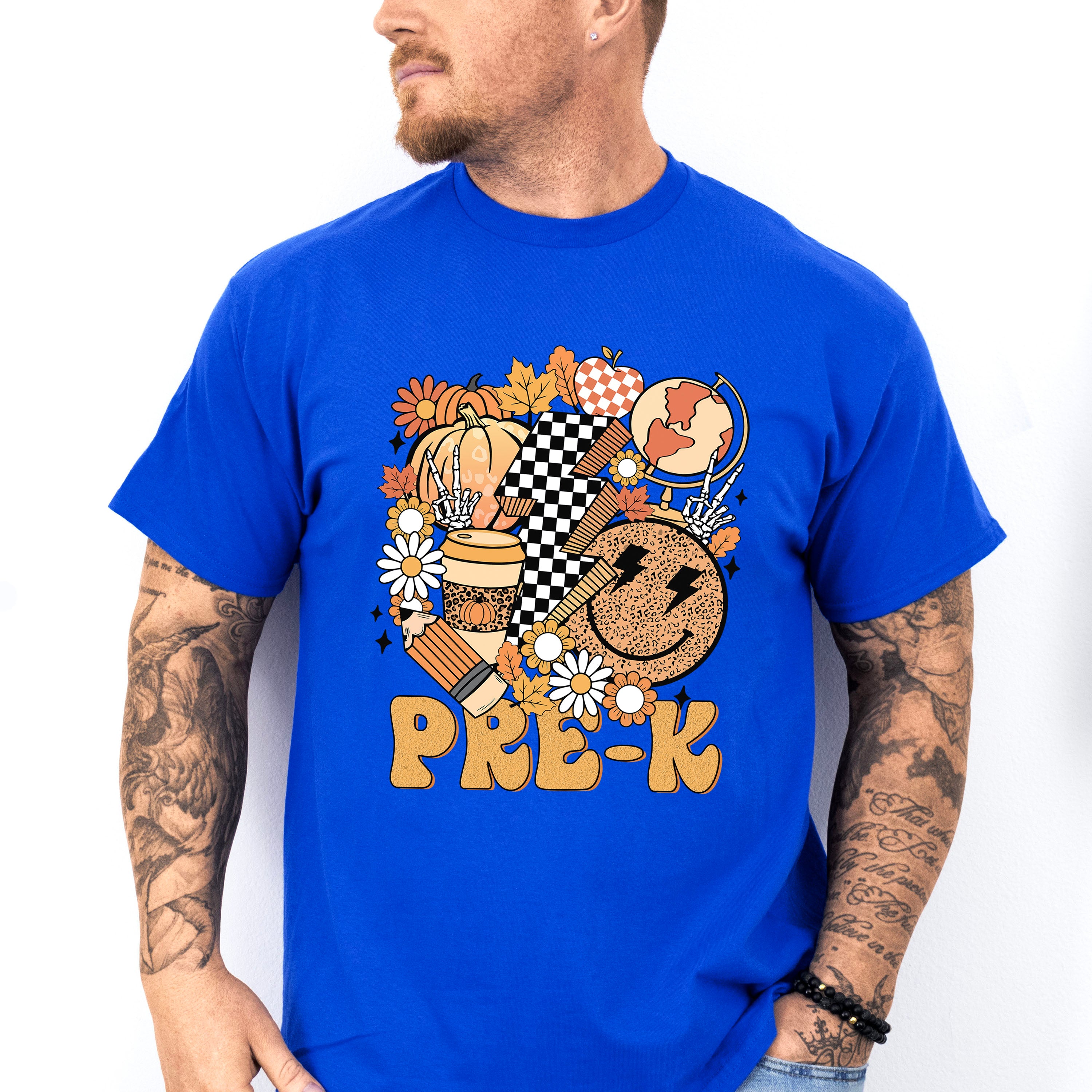 Pre-k Fall  Design - Pre-K Unisex Crewneck T-Shirt Sweatshirt Hoodie