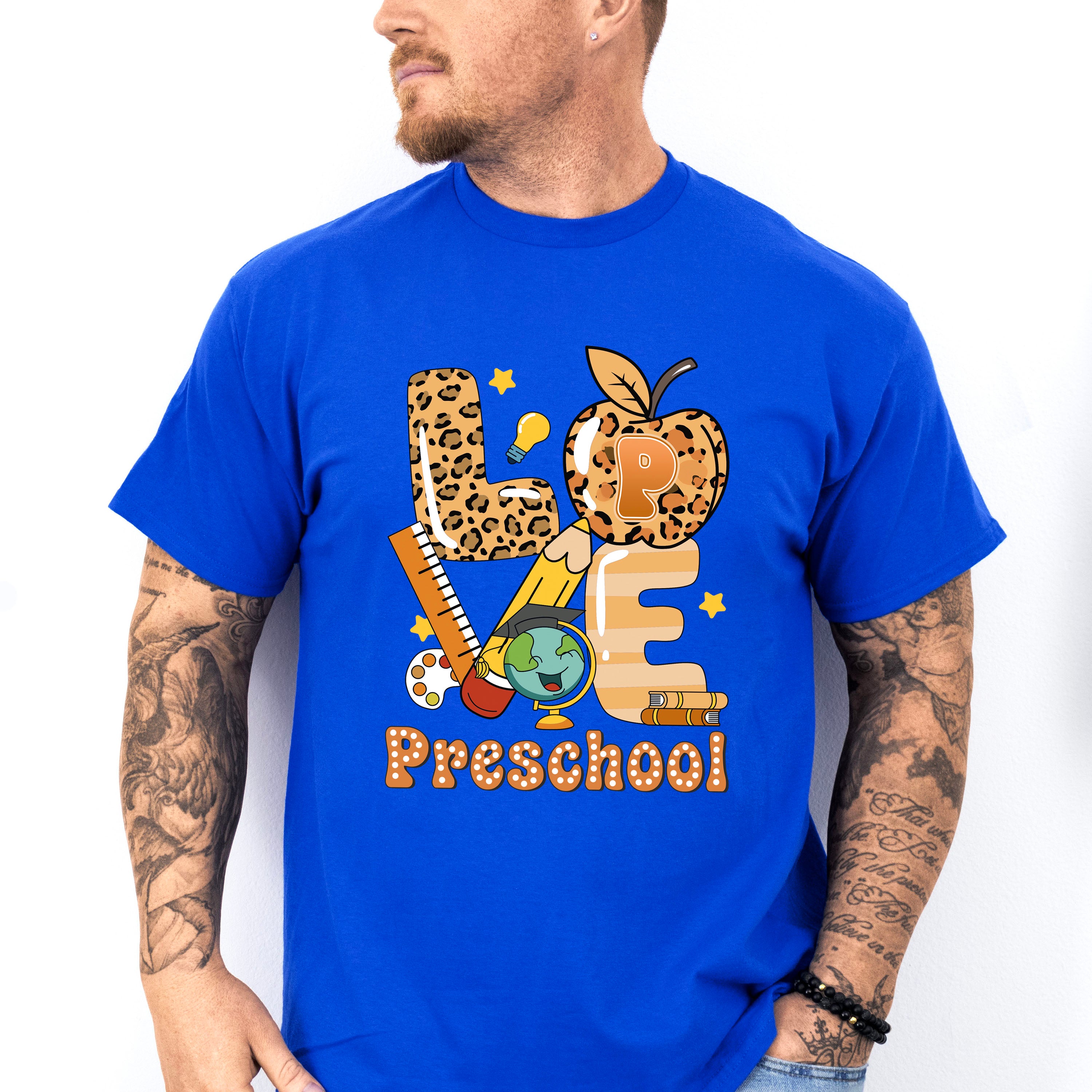 Love Preschool Design - Pre-K Unisex Crewneck T-Shirt Sweatshirt Hoodie
