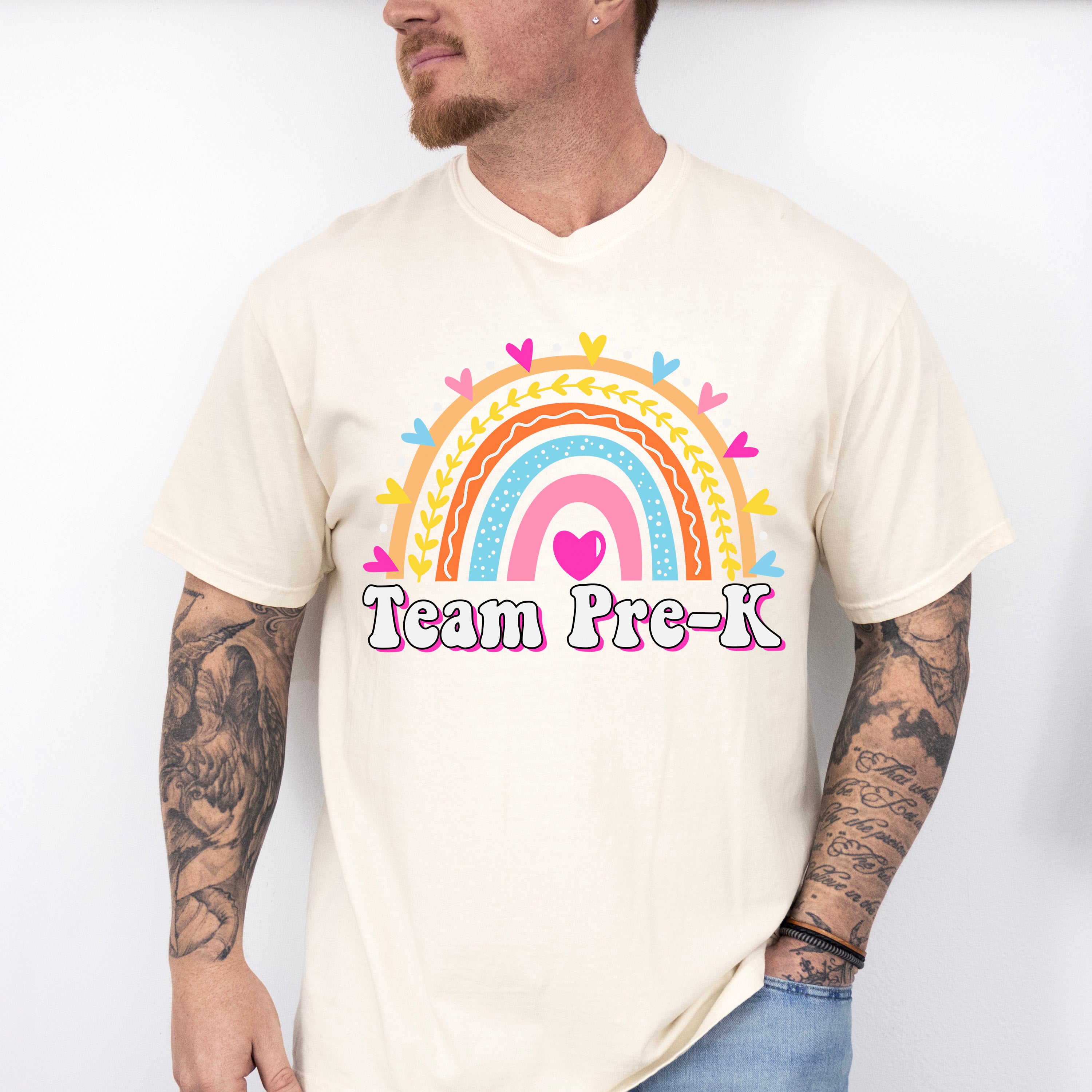 Team Pre-k Design - Pre-K Unisex Crewneck T-Shirt Sweatshirt Hoodie